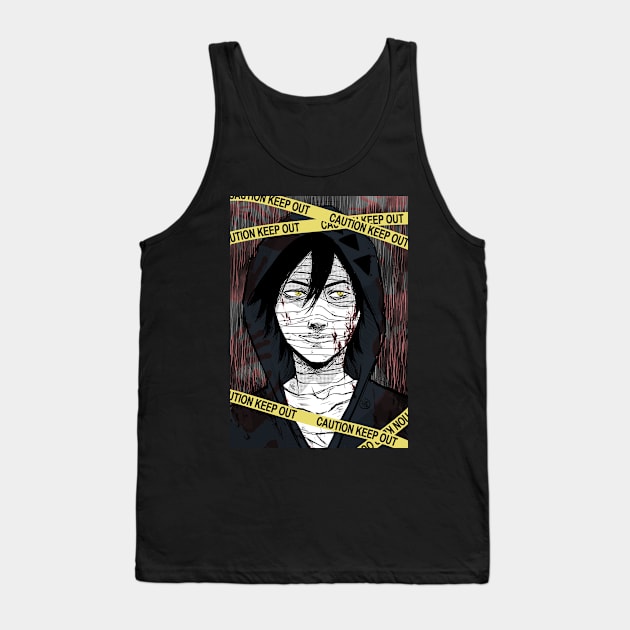 Zack Foster/satsuriku no tenshi/anime manga Tank Top by PeligroVisual